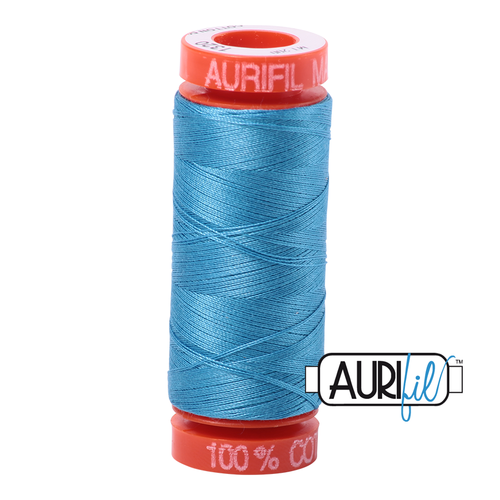 Aurifil 50 Wt 100% Cotton 200m - 1320 Bright Teal