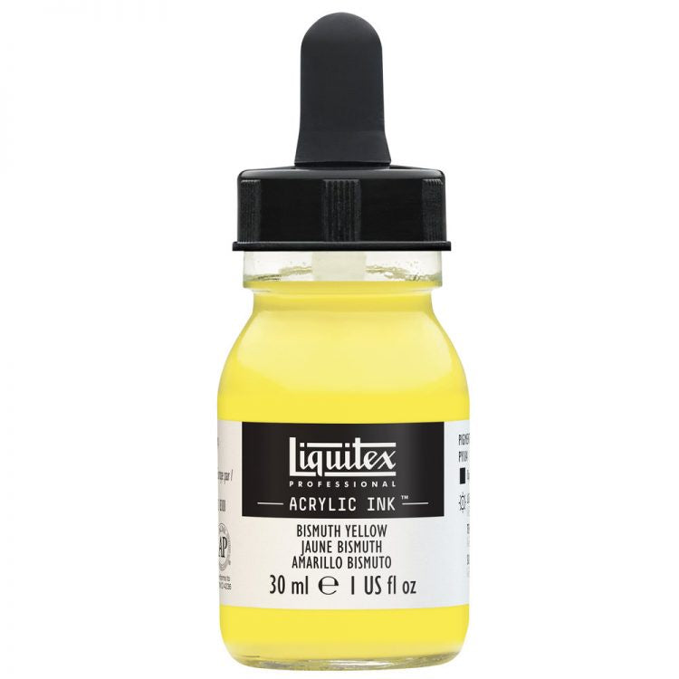 
            
                Load image into Gallery viewer, Liquitex Acrylic Ink 30ml Bismuth Yellow
            
        