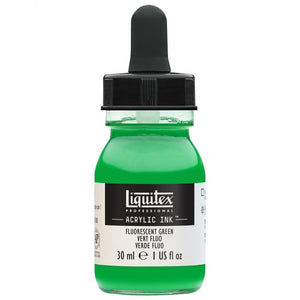 Liquitex Acrylic Ink 30ml Fluorescent Green