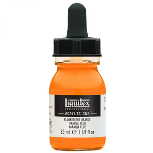 
            
                Load image into Gallery viewer, Liquitex Acrylic Ink 30ml Fluorescent Orange
            
        