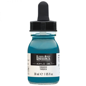 
            
                Load image into Gallery viewer, Liquitex Acrylic Ink 30ml Turquoise
            
        