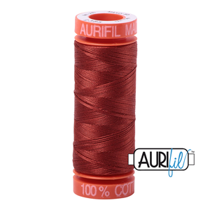 Aurifil 50 Wt 100% Cotton 200m - 2385 Terracotta