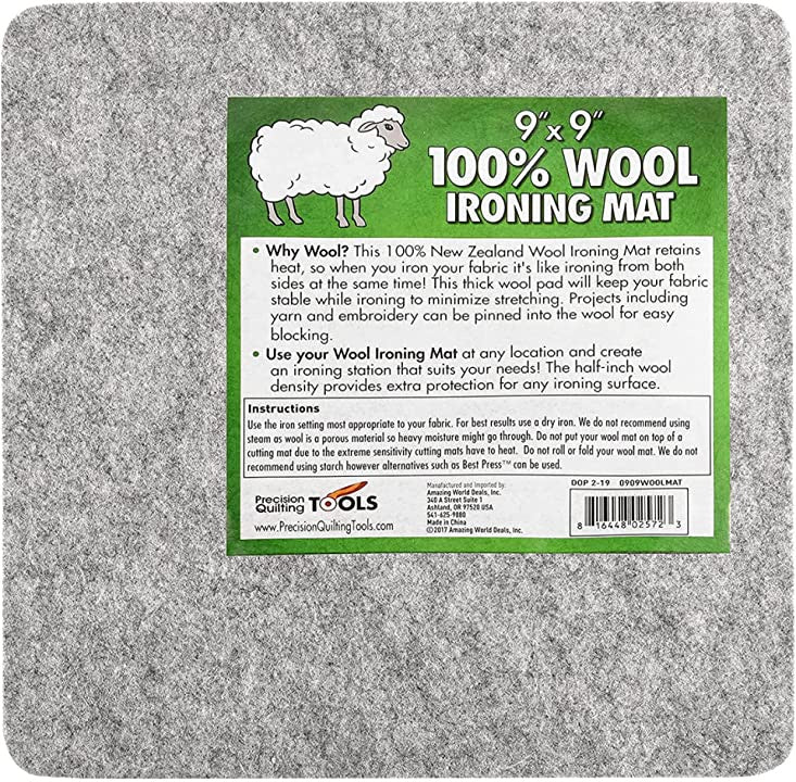 
            
                Load image into Gallery viewer, Wool Ironing Mat 9&amp;quot; x 9&amp;quot;
            
        