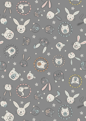 
            
                Load image into Gallery viewer, Bella Bunny &amp;amp; Bear A649.3  - Grey
            
        
