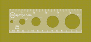 6" Circle Ruler - Creative Stitching Tool