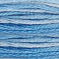 
            
                Load image into Gallery viewer, STRANDED COTTON 8M SKEIN Variegated Cornflower Blue
            
        