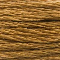 STRANDED COTTON 8M SKEIN Dark Mustard Brown