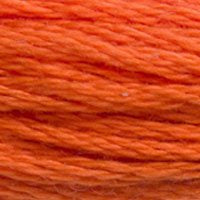 STRANDED COTTON 8M SKEIN Fire Orange