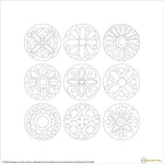 Belgian Linen Embroidery Panel 13 x 13"