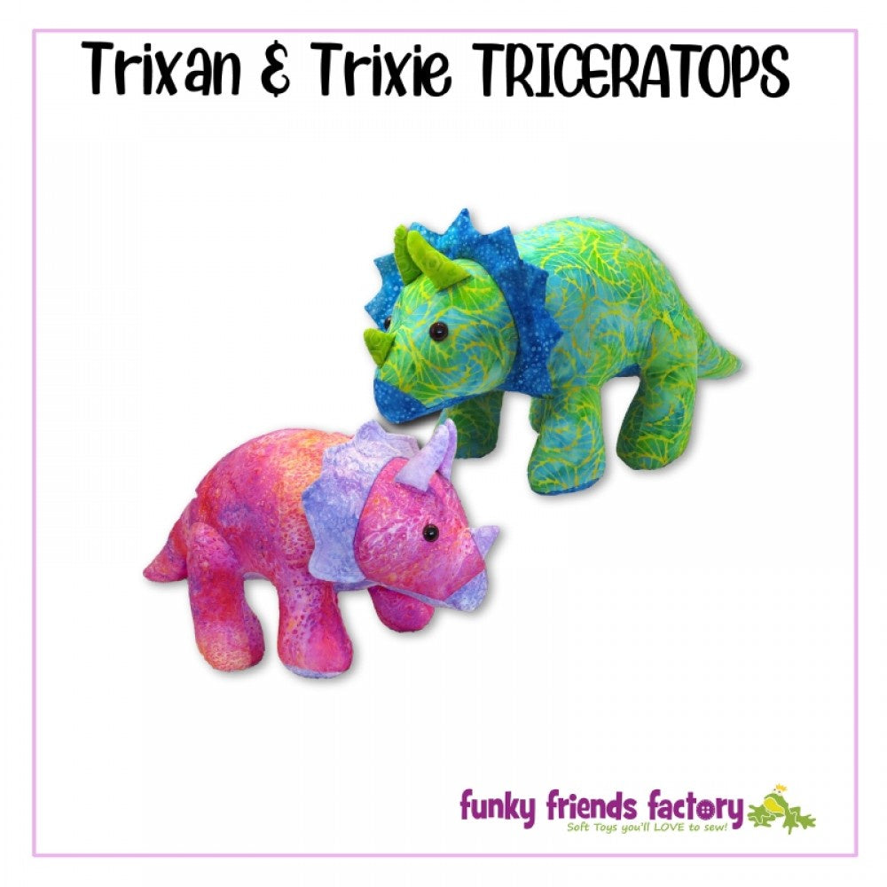 Tristan & Trixie Triceratops