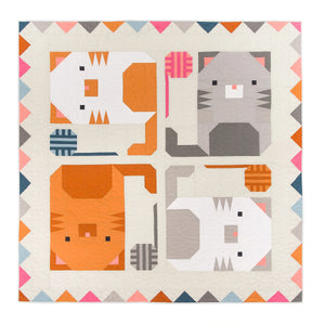 Kitten Around Quilt Pattern