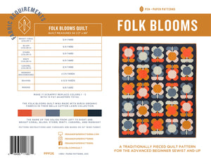 
            
                Load image into Gallery viewer, Folk Blooms Quilt Pattern
            
        