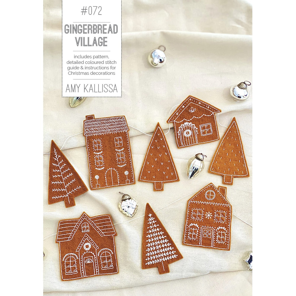 
            
                Load image into Gallery viewer, Gingerbread Village Pattern
            
        