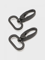 By Annie Swivel Hooks 1" Black Metal - 2 pk