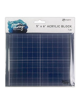 Simon Hurley Create Acrylic Stamping Block 5x6"