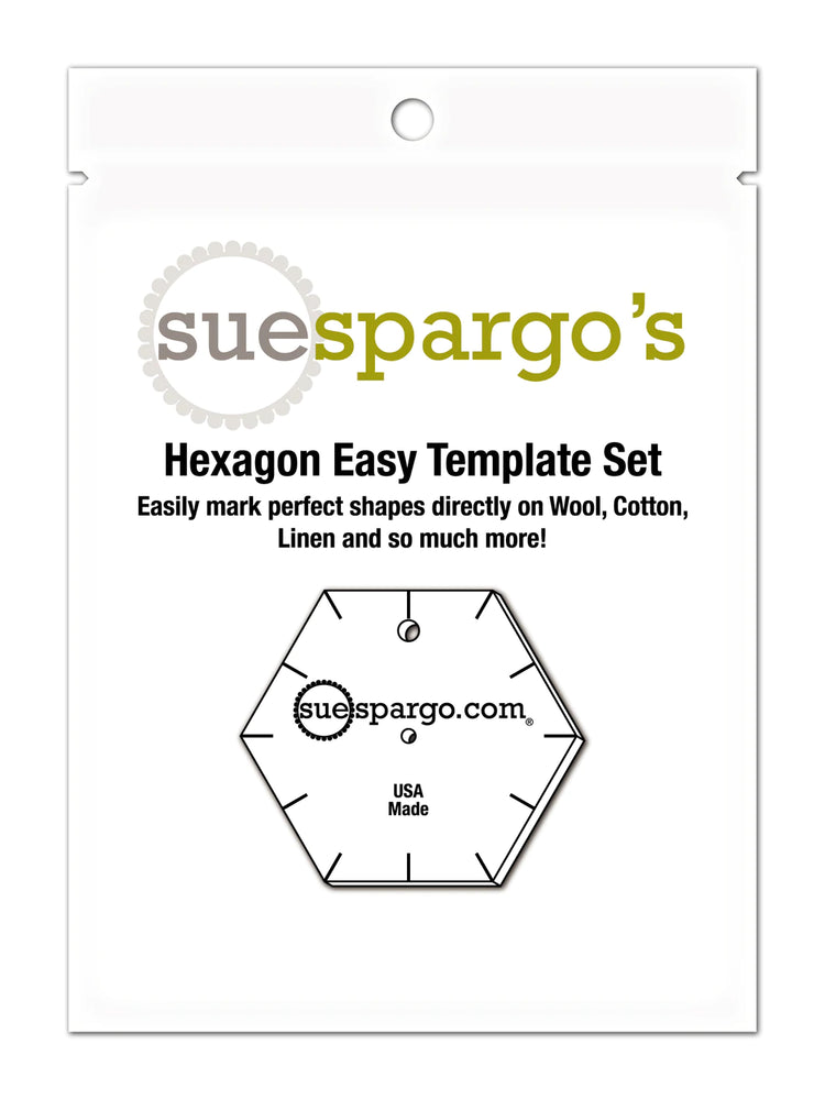 
            
                Load image into Gallery viewer, Hexagon Easy Template Set - Creative Stitching Tools
            
        