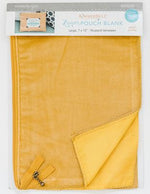 Zipper Pouch Blank Large 7 x 10" Mustard Velveteen
