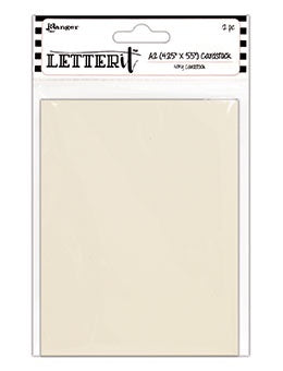 Letter It Cardstock Ivory A2 12PC