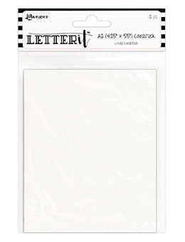 Letter It Cardstock White  A2 12PC