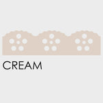 Lace Zipper 20cm - Cream