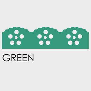 Lace Zipper 25cm - Green
