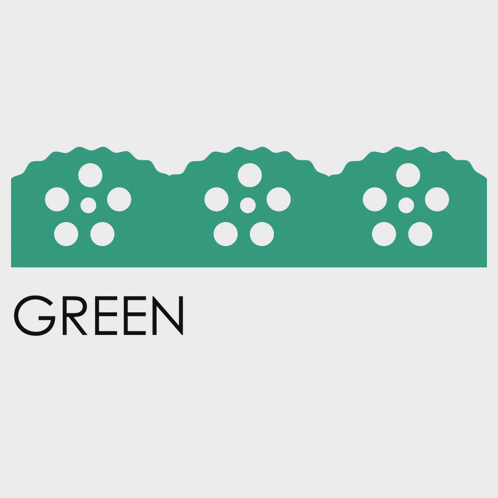 Lace Zipper 30cm - Green