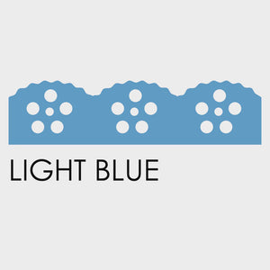Lace Zipper 20cm - Light Blue