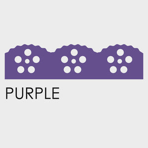 Lace Zipper 20cm - Purple