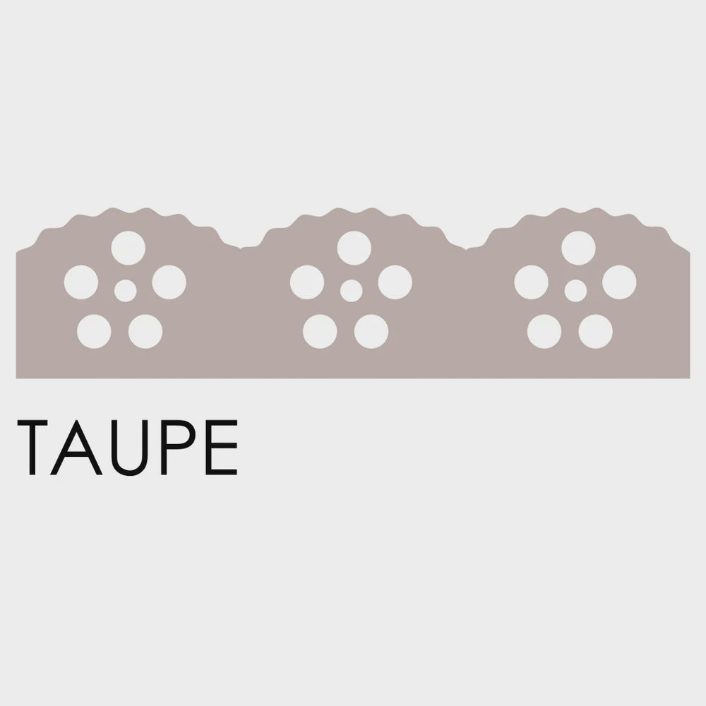 Lace Zipper 35cm - Taupe