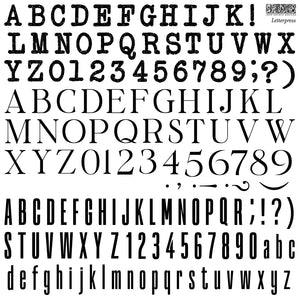Letterpress Decor Stamp