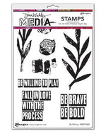 Dina Wakley Media Stamp Set Be Willing