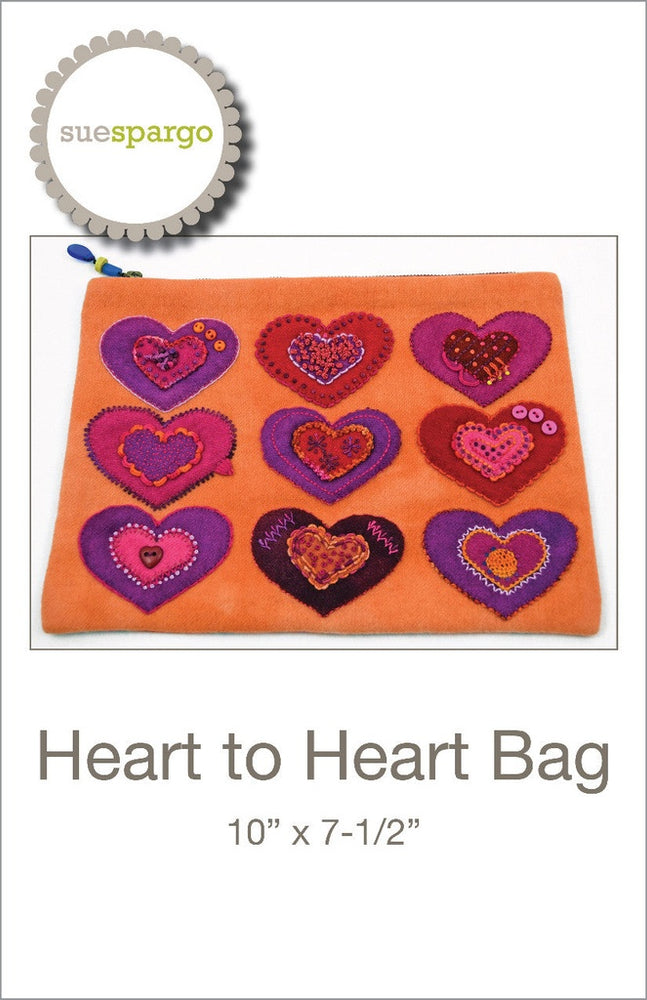 Heart to Heart Zippered Bag
