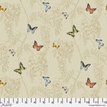 Wisteria & Butterfly - Linen