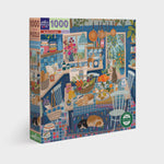 Eeboo 1000pc Puzzle Blue Kitchen