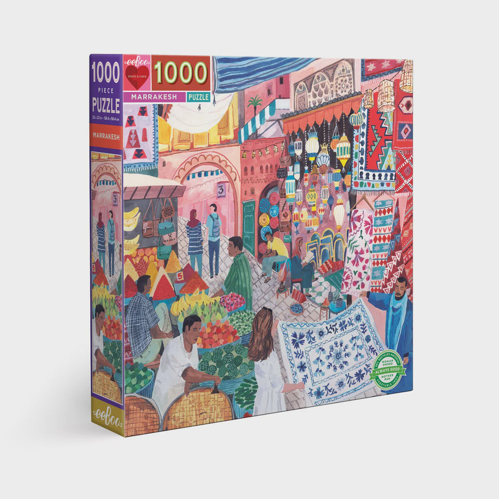 Eeboo 1000pc Puzzle Marrakesh