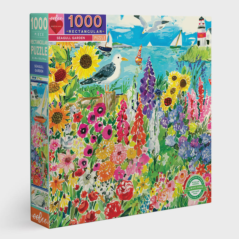 Eeboo 1000pc Puzzle Seagull Garden