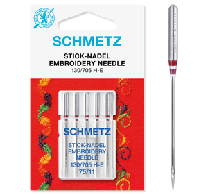 Schmetz Embroidery Needles - 75/11
