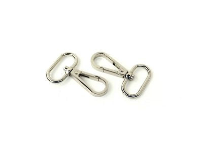 Swivel Hook Oval 1" Nickel