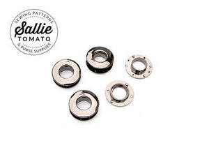 
            
                Load image into Gallery viewer, Sallie Tomato Snap-Together Grommets .5&amp;quot; Gunmetal
            
        