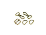 Sallie Tomato Basic Hardware Set 3/4" Antique Brass