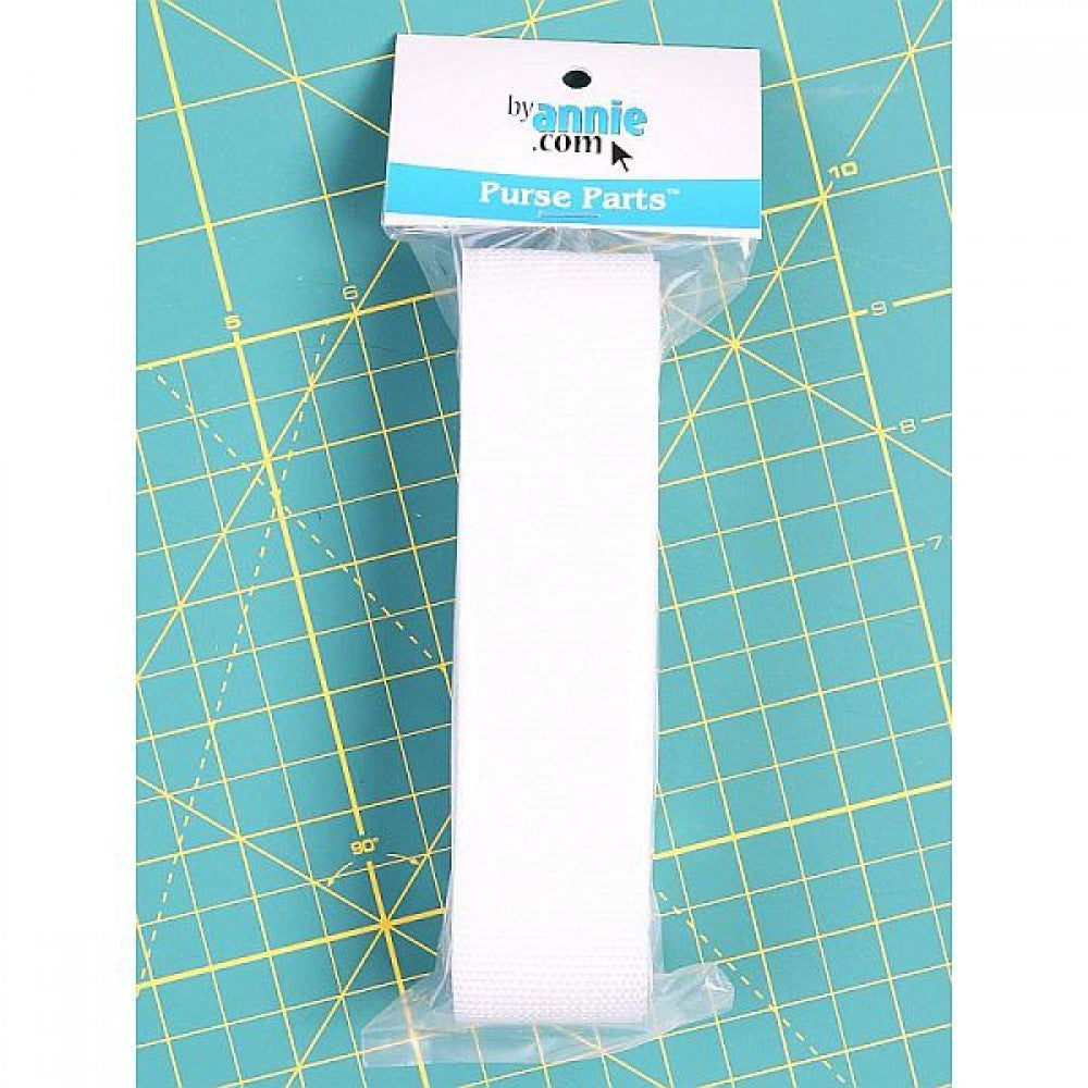 By Annie Polypro Strapping (1.5"x3yd) - White