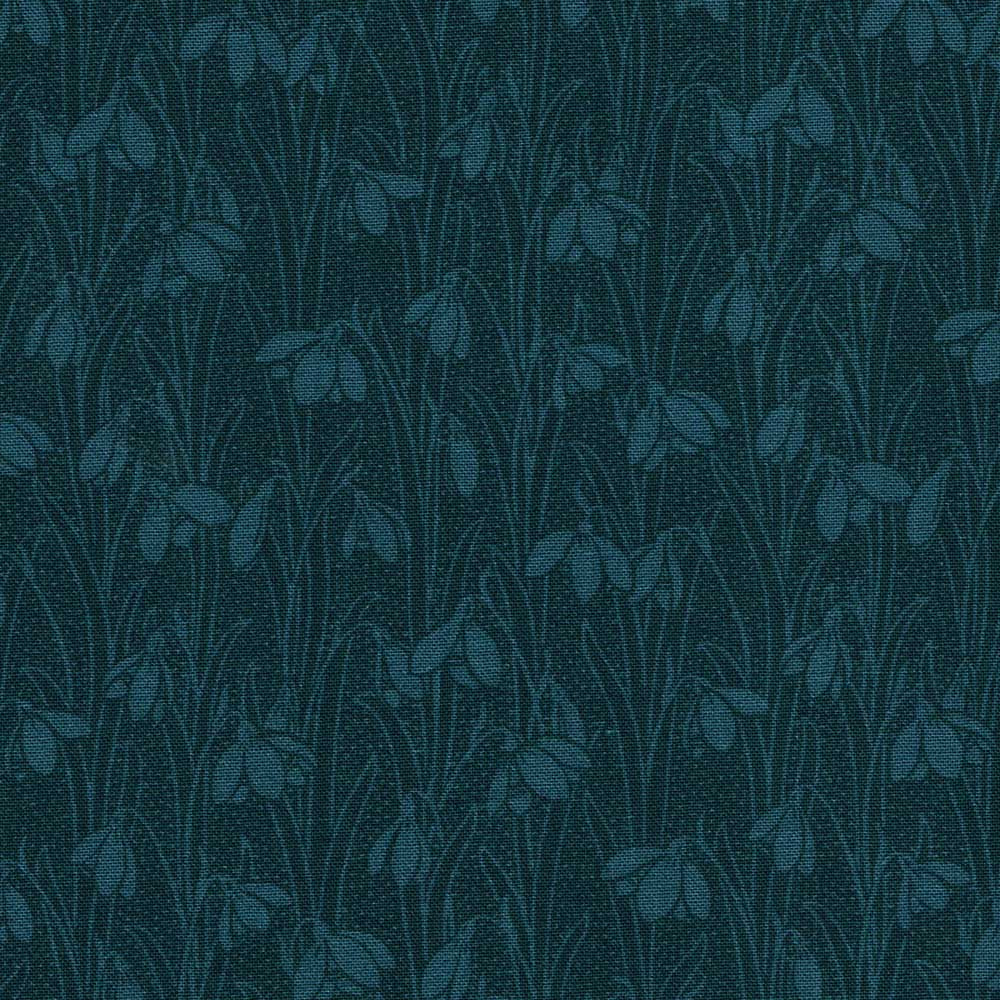 Liberty Snowdrop Spot - Indigo Delphinium 6876A