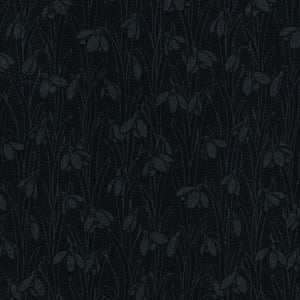 Liberty Snowdrop Spot - Black 6879A