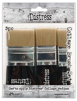 Tim Holtz Distress Collage Brush Set (3pc)