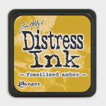 Tim Holtz Mini Distress Pad Fossilized Amber