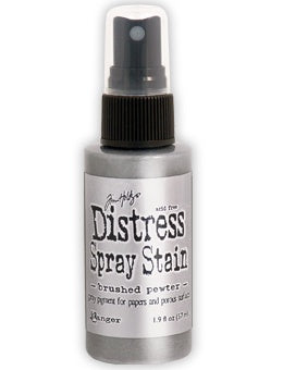 Tim Holtz Distress Spray Stain Brushed Pewter
