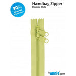 By Annie Double Slide Handbag Zipper - 30" Chartreuse