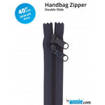 By Annie Double Slide Handbag Zipper - 30" Navy