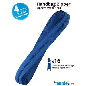 By Annie Zipper - 4yd with 16 Pulls - Blastoff Blue