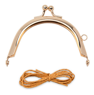 Rose gold Round Clasp 2 x 3"